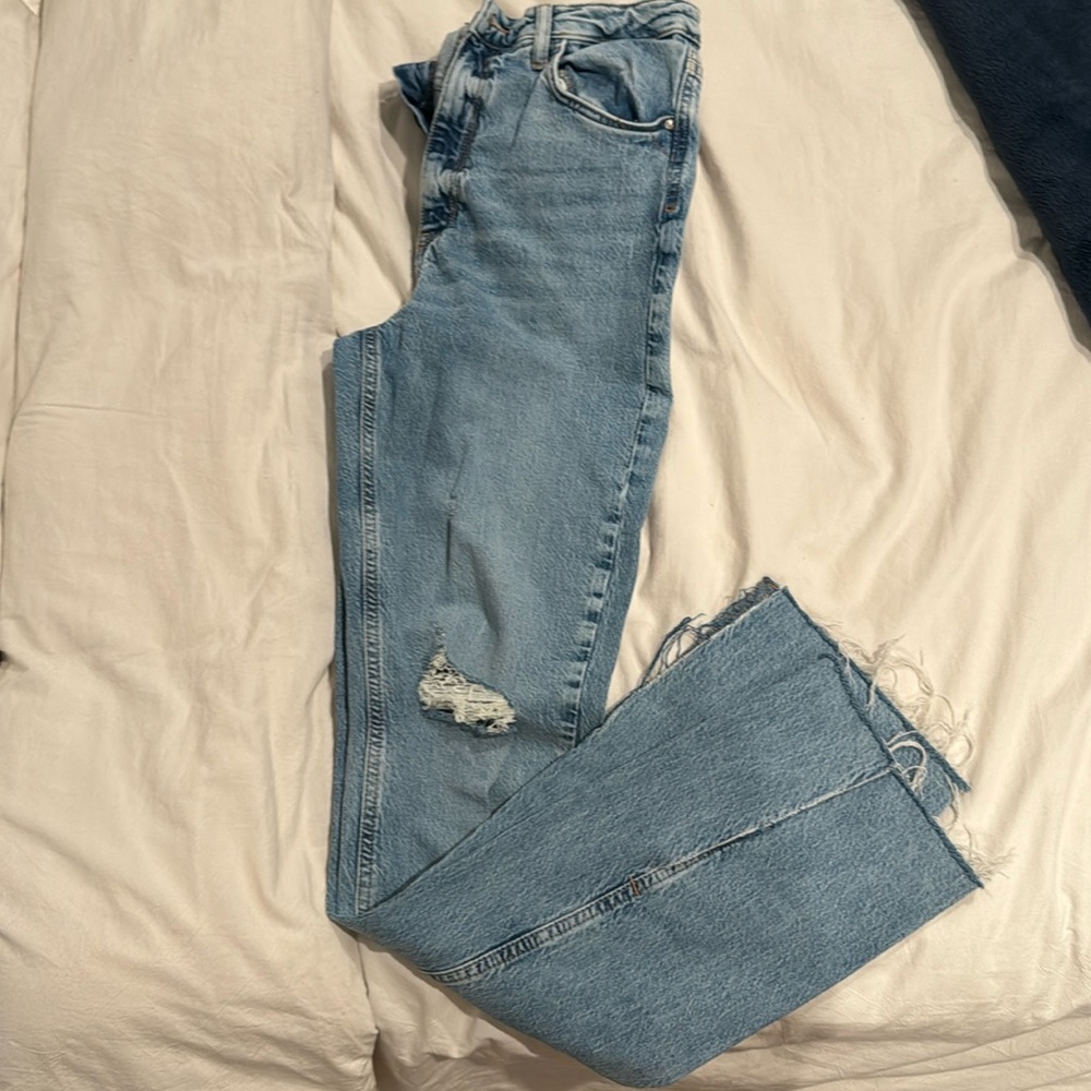 Zara light wash jeans